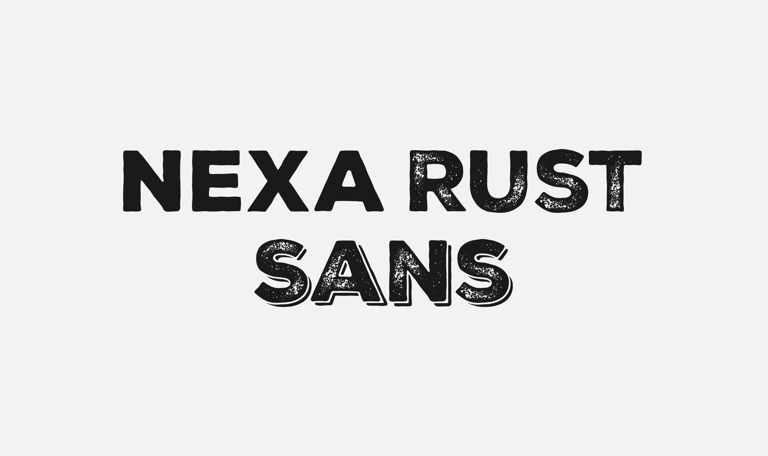 폰코, 폰트패브릭, Fontfabric, Nexa Rust Sans