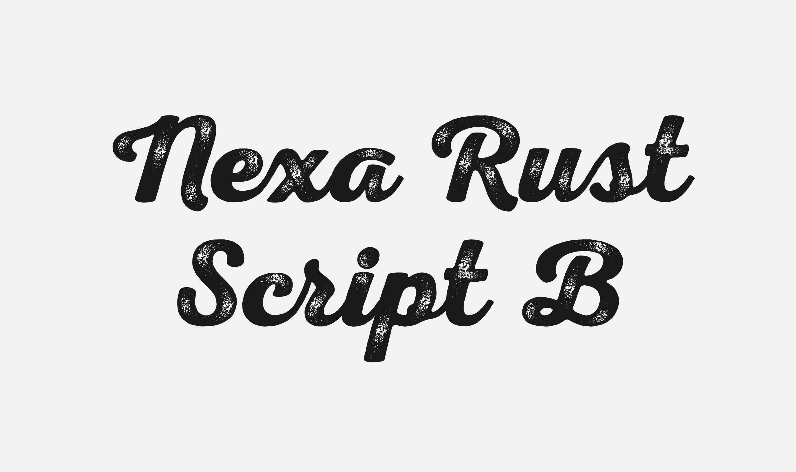 폰코, 폰트패브릭, Fontfabric, Nexa Rust Script B