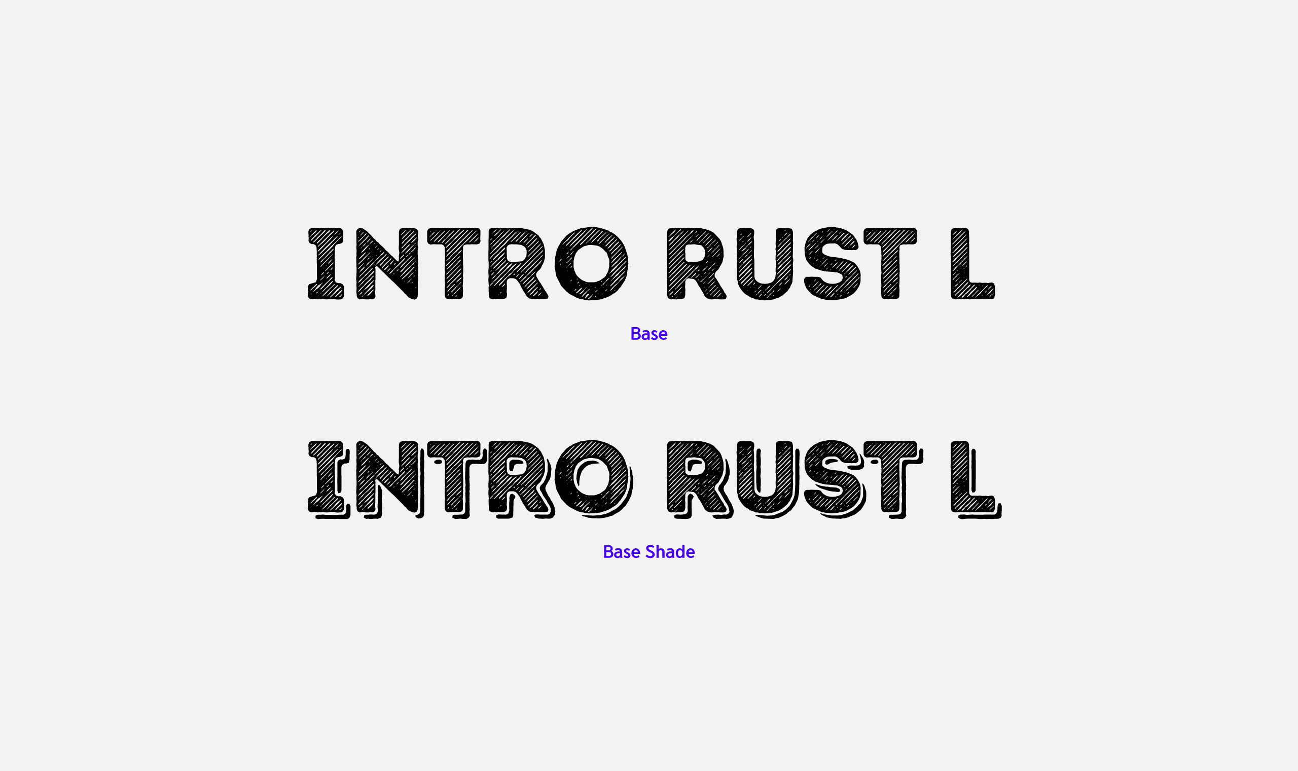 폰코, 폰트패브릭, Fontfabric, Intro Rust L
