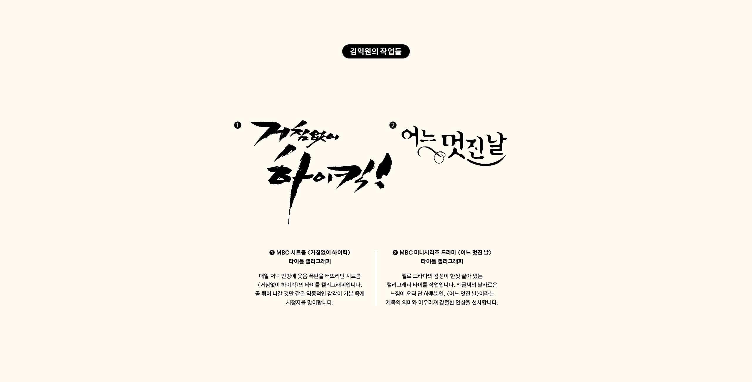김입원의 작업들 거침없이 하이킥, 어느 멋진날