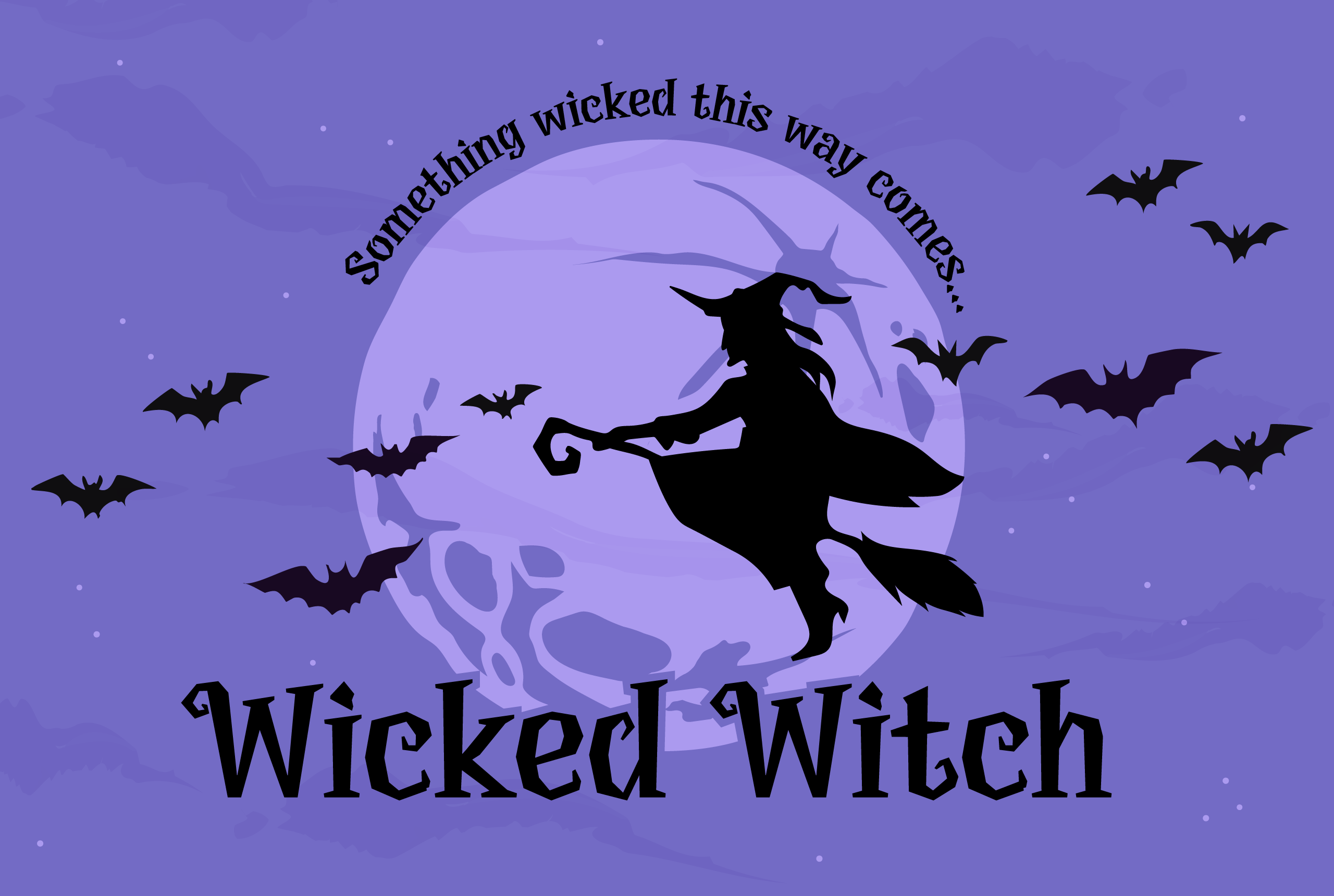 폰코, 윤콜렉션 톡톡, 손글씨폰트, 라틴폰트, WickedWitch, Wicked, Witch, 위키드위치, 마녀, 판타지, 할로윈 폰트