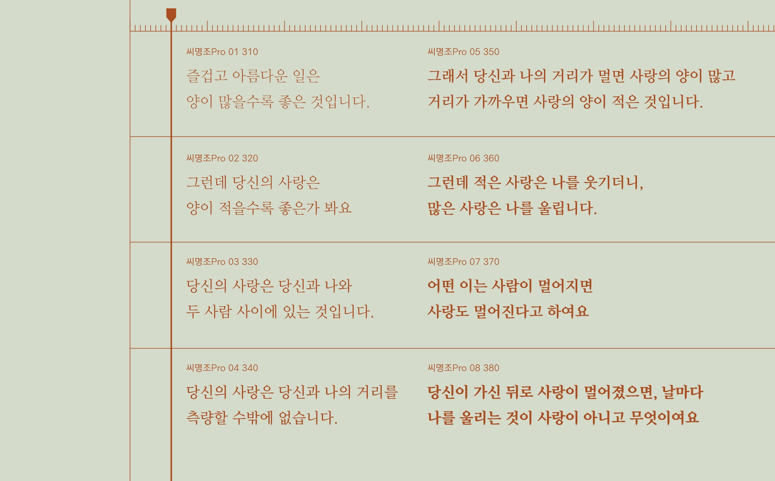 타이포디자인연구소 씨명조Pro