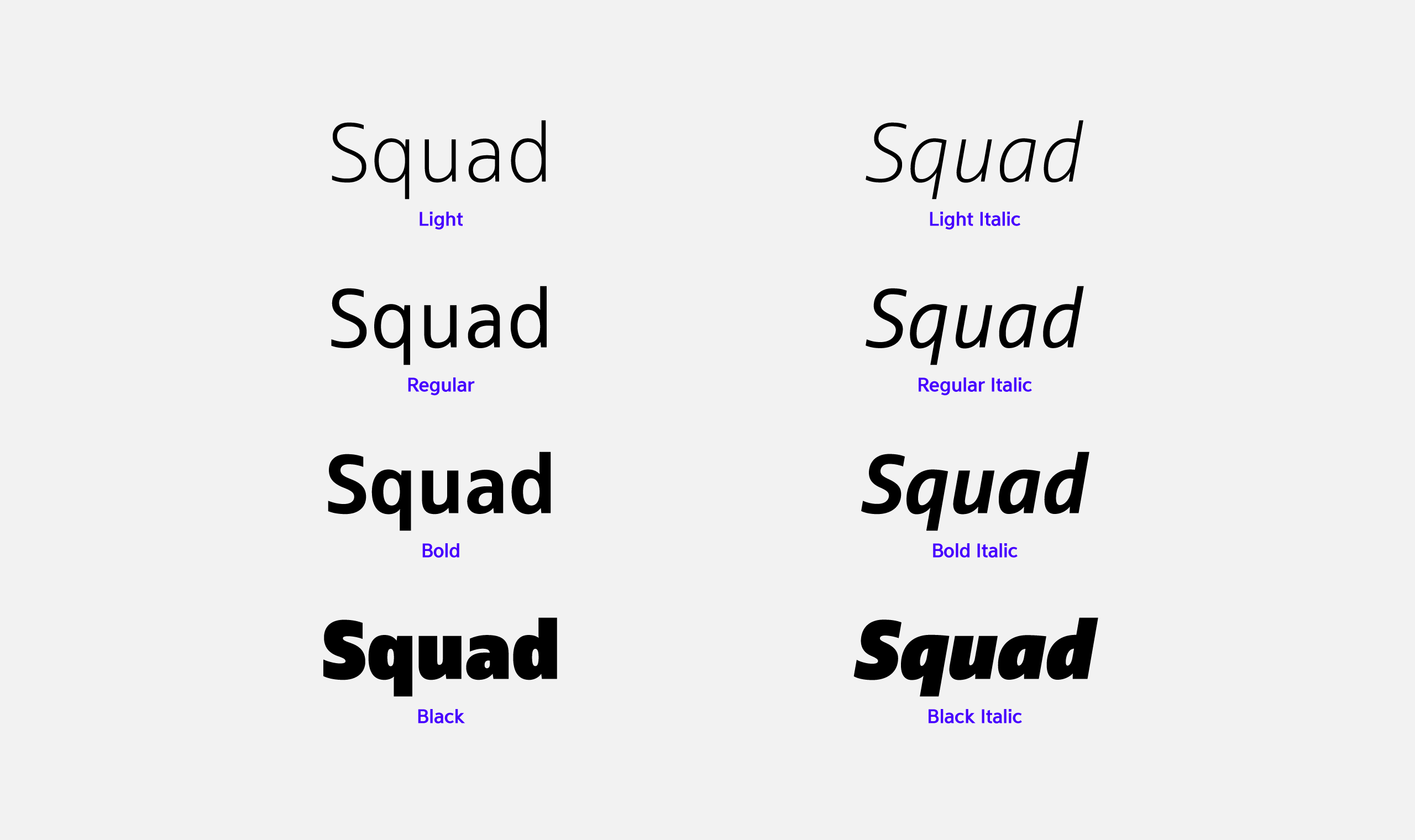 폰코, fontfabric, 폰트패브릭, Squad