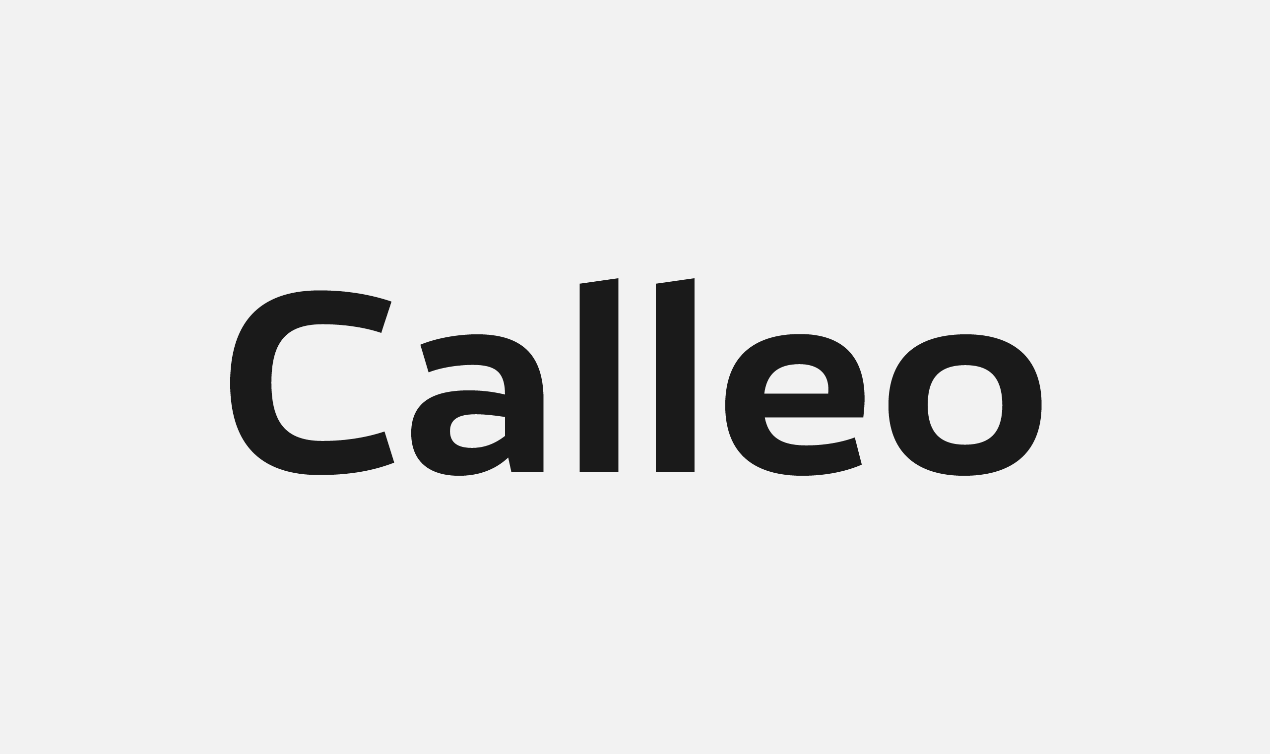 폰코, fontfabric, 폰트패브릭, Calleo