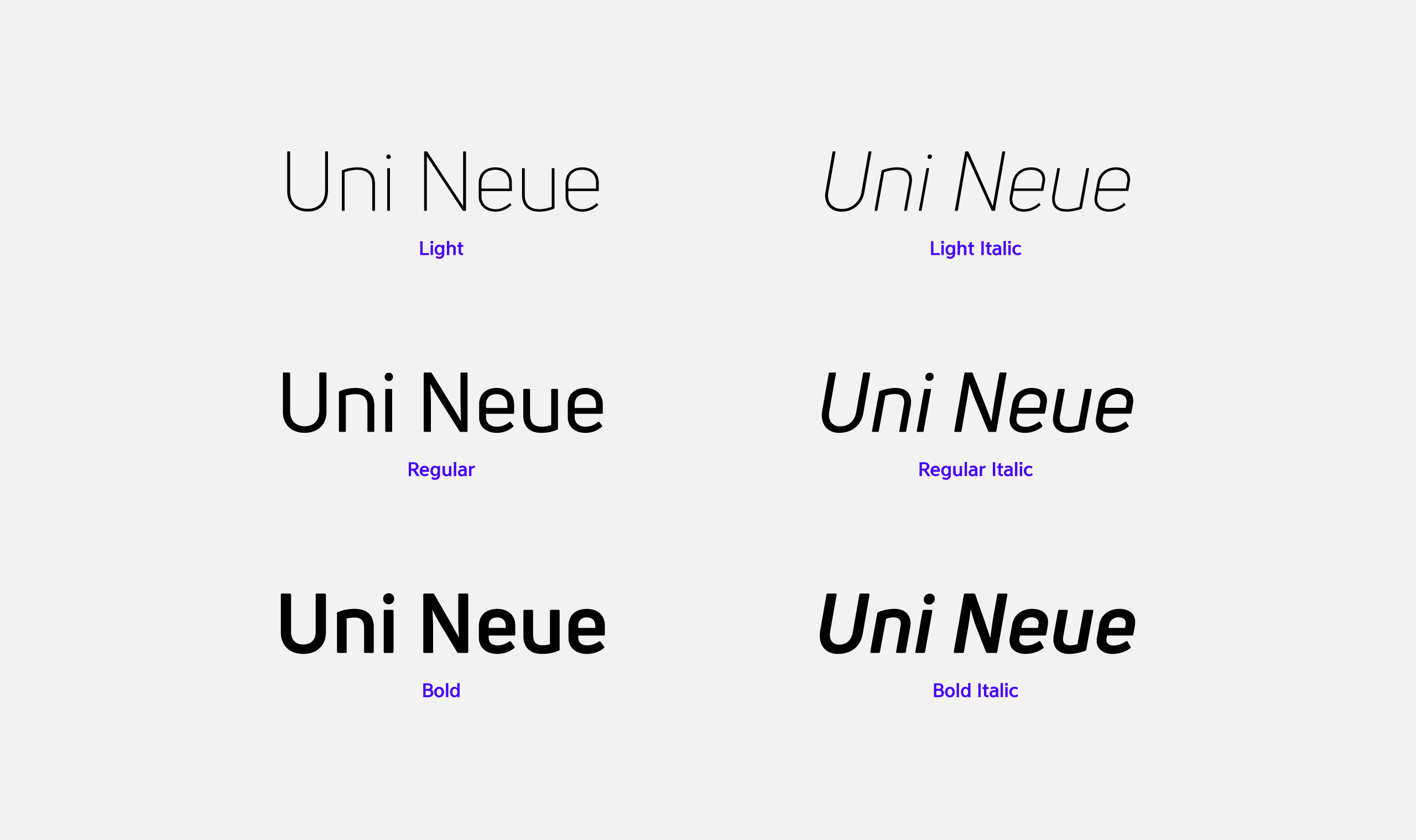 폰코, fontfabric, 폰트패브릭, Uni Neue