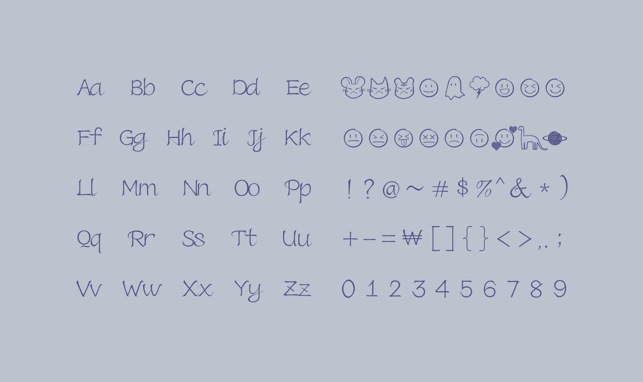 폰코, 무료폰트, 나눔폰트, 가비아폰트, 가비아글꼴, 가비아 청연체, 세로쓰기폰트, 붓글씨폰트