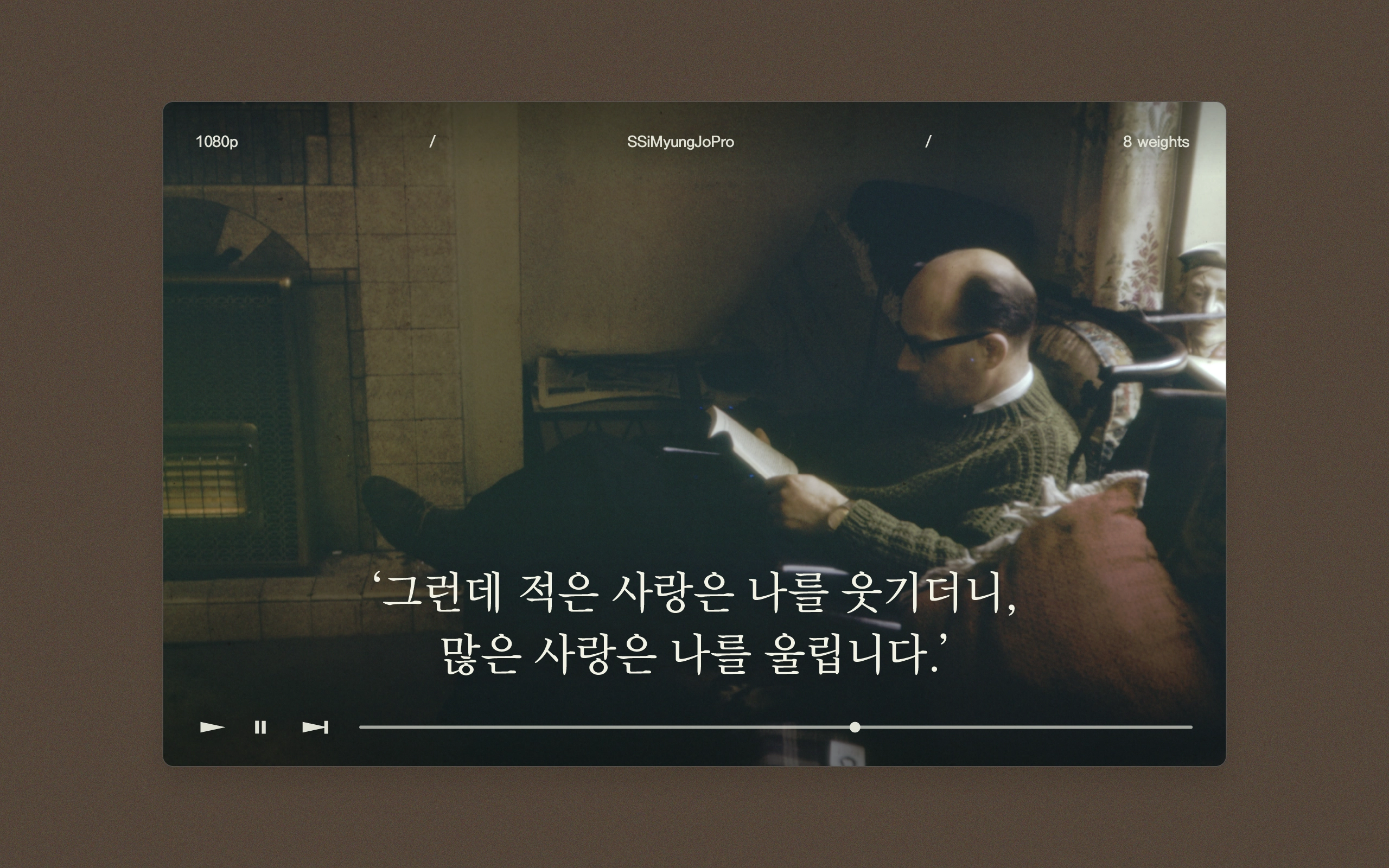 타이포디자인연구소 씨명조Pro