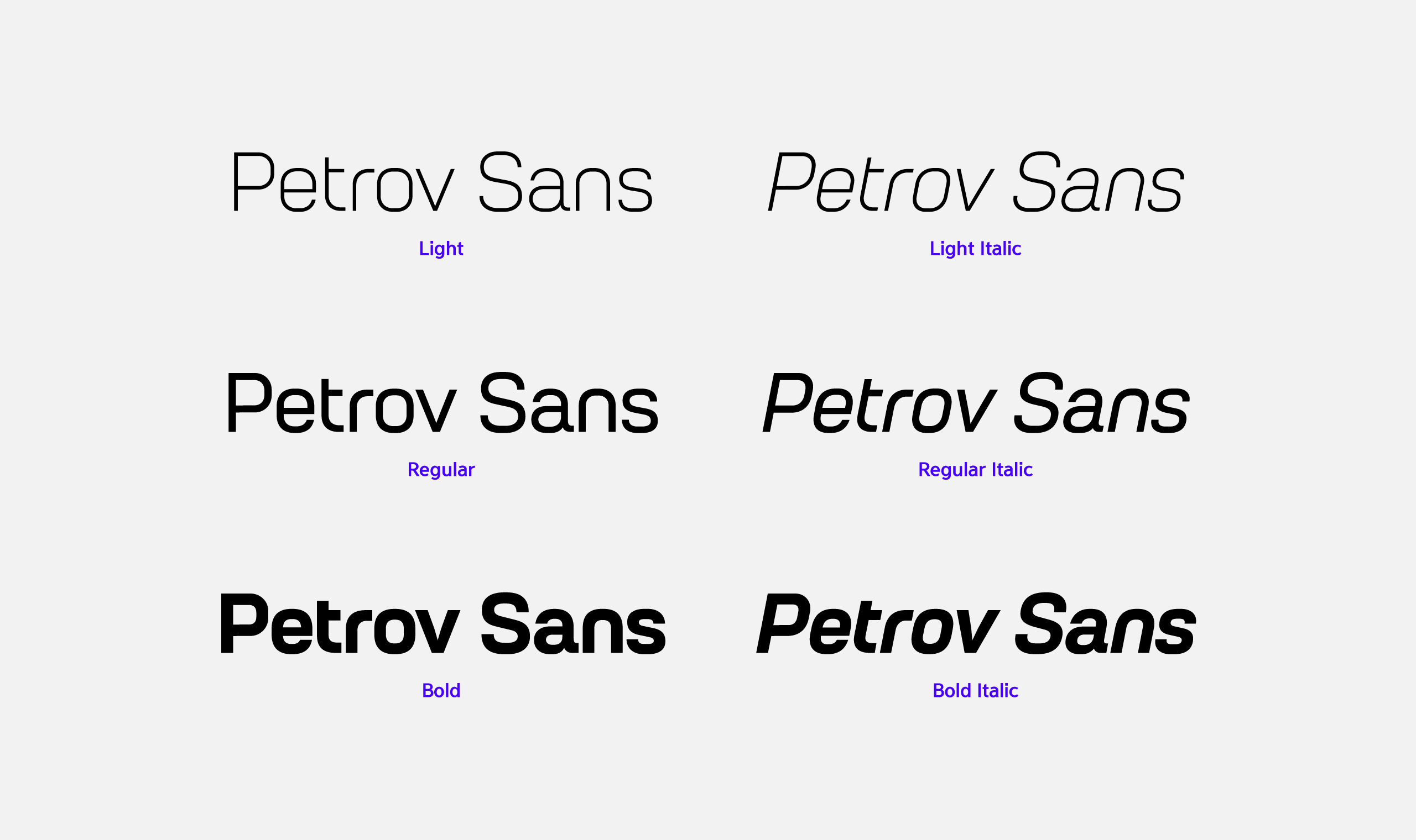 폰코, fontfabric, 폰트패브릭, Petrov Sans