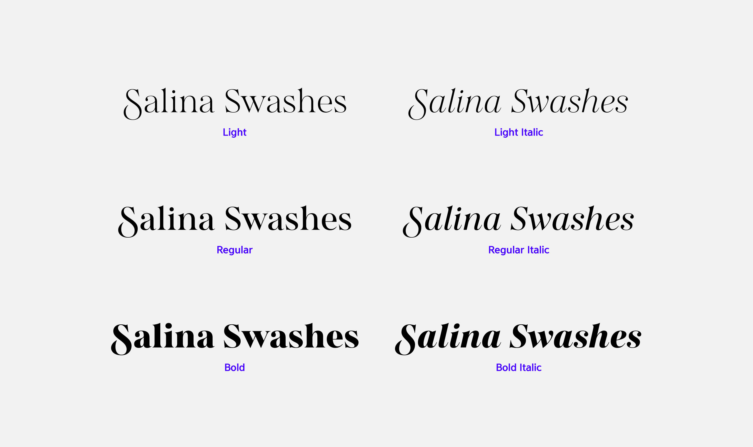 폰코, fontfabric, 폰트패브릭, Salina Swashes