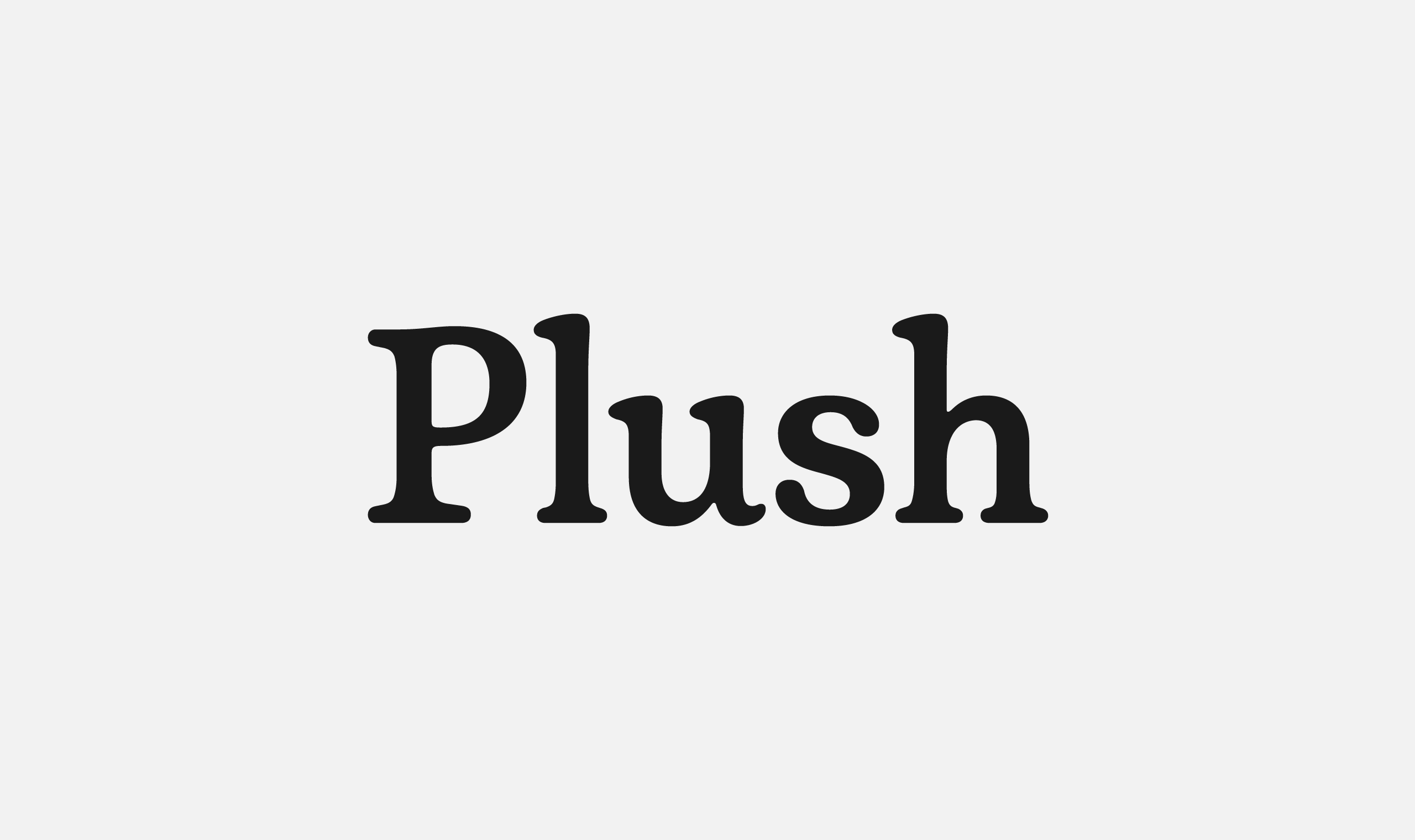 폰코, fontfabric, 폰트패브릭, Plush