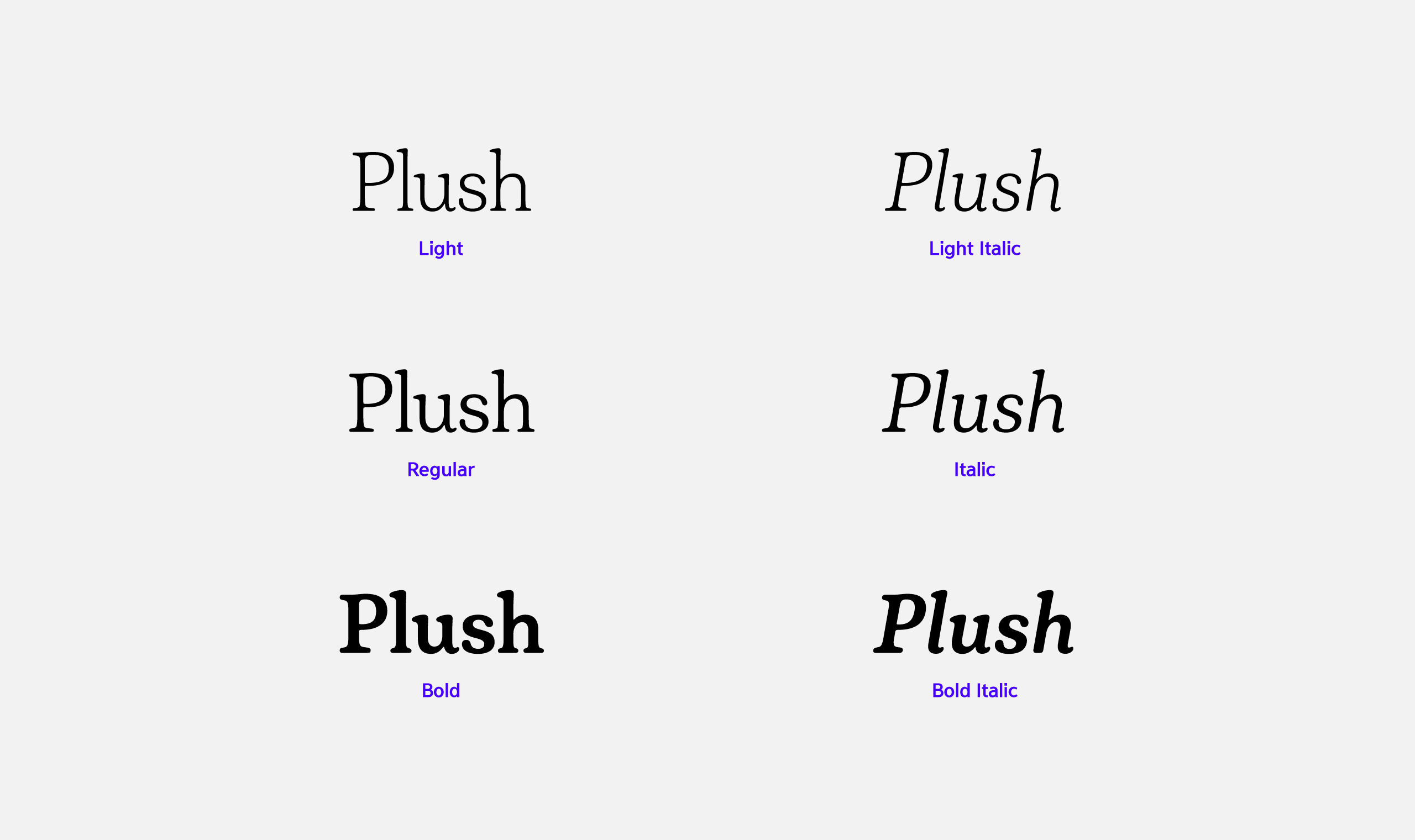 폰코, fontfabric, 폰트패브릭, Plush