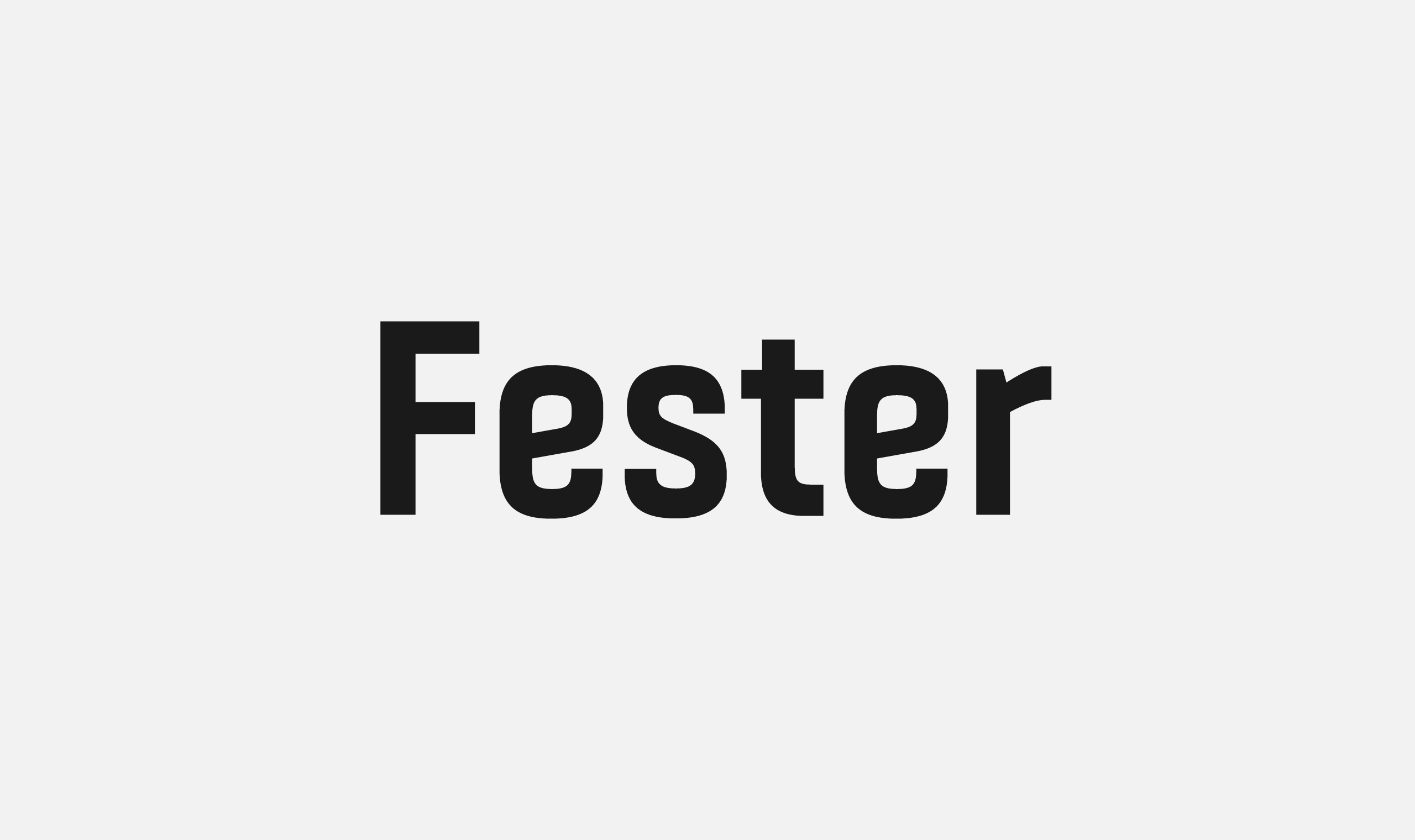 폰코, fontfabric, 폰트패브릭, Fester