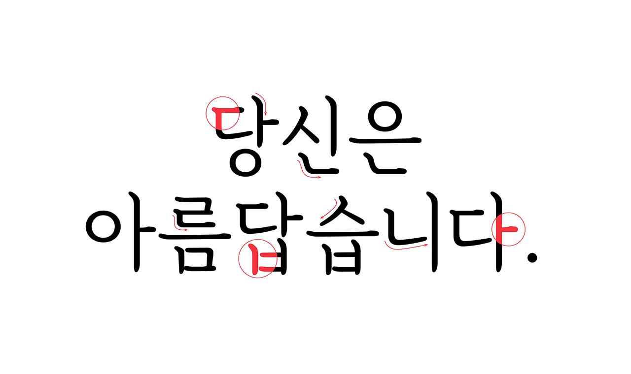 폰트 스타일 이미지